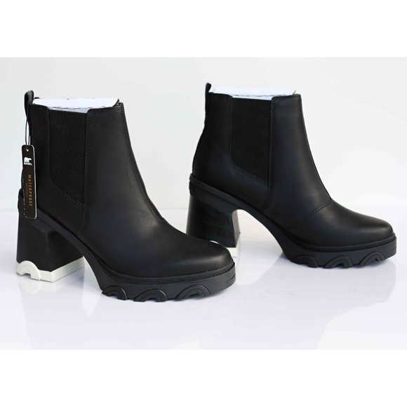 Worn once! Sorel Brex Heel Chelsea in Black, Size 10.5 - Picture 2 of 10